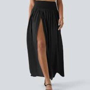 Halara Breezeful™ High Waisted Split 2-in-1 Flowy Quick Dry Maxi Casual Skirt 3X
